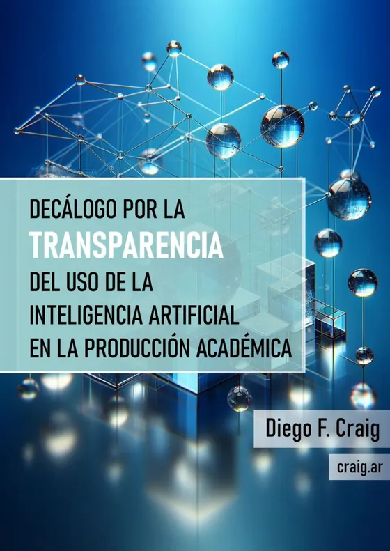 Tapa de «Decálogo por la Transparencia en el uso de I.A.»