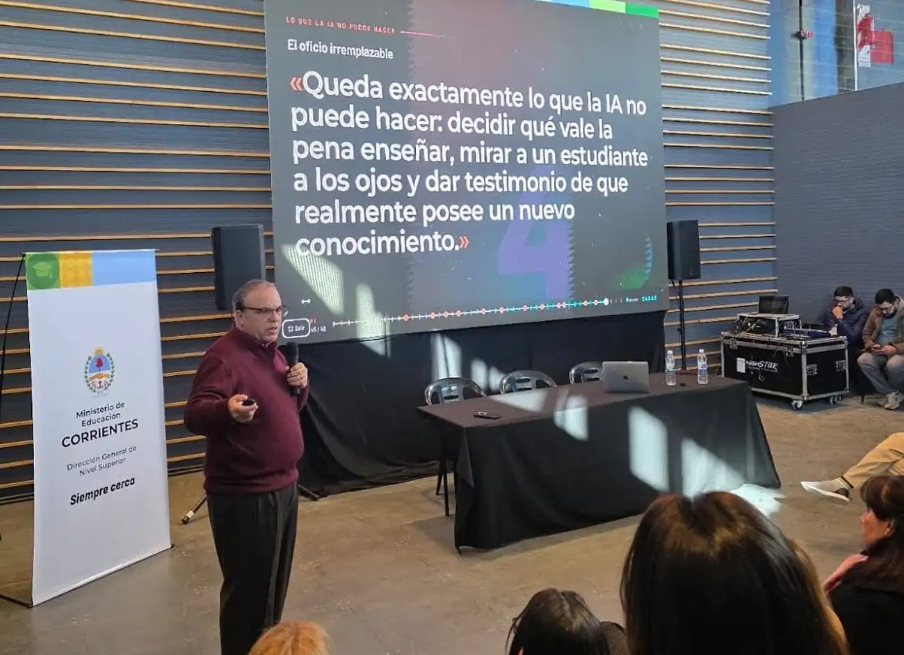 Auditorio durante una de sus charlas